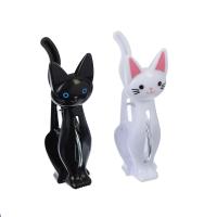 453-082 Набор прищепок 4шт, Кошки, пластик, 2 цвета