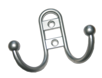 Крючок - вешалка №13 хром эффект