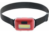 Фонарь налобный светодиодный, батарейки 3*ААА, 2W, СОВ, IP44, пластик, ТН2308