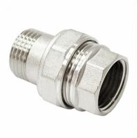 Соединитель прямой никелированный STI, 3/4"