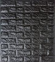 Самоклеящаяся 3D панель Dekorelle 007 черный, разм. 70х77см, толщина 3 мм