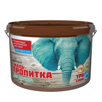 Эмаль-пропитка кирпич 1 кг Три слона