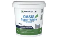 Краска для потолков глубокоматовая Finncolor Oasis Super White, база А, белый, 0,9 л