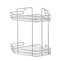 Полка угловая настенная АЛТ 72C, 2 яруса, сталь