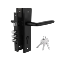 Дверной комплект LHS 6237-314, 3 ключа, Black