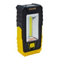 Фонарь Космос KocAu6006COB 5Вт COB,3LED,клипса для крепл.,магнит,поворот.подставка,3*ААА