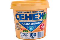 Защитный декоративный антисептик Сенеж Аквадекор, формула Х2, сосна, 0,9 кг
