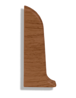 Заглушка левая Line Plast LM021, 80 мм, дуб жженый