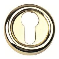 Накладка на цилиндр "ТРОДОС" R5501 PB (золото) б/шуруп.