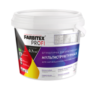Штукатурка декоративная мультиструктурная 9 л FARBITEX PROFI