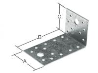 Кронштейн Угловой Ассиметричный (анкерное отверстие) КУАСао 30*70*35*2 