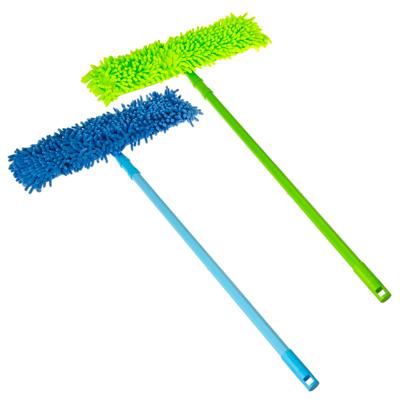 Швабра с насадкой из микрофибры телескоп. черенок 70-120см 7211 (444-268) (ГЦ)