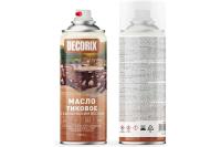 Аэрозольное тиковое масло с карнаубским воском DECORIX, 520 мл, бесцветный
