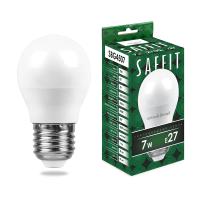 55036 Лампа светодиодная, 7W 230V E27 2700K G45, SBG4507