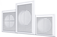 Решетка разъемная с выходом под вентилятор К012 175х175 D125   (15)