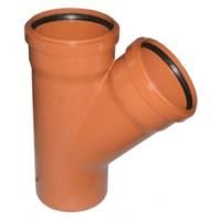 Тройник PP-канал, 45°, D110/110 мм