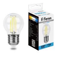 38226 Лампа светодиодная (11W) 230V E27 6400K прозрачная, LB-511 Feron