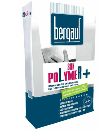 Шпаклёвка полимерная финишная Bergauf Silk Polymer+, 5 кг