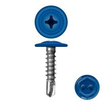 Саморез ПШС RAL 5005 4,2х19 сверло синий Х (50 шт)