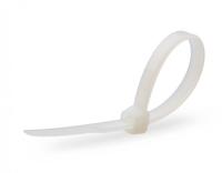 Хомут-стяжка 200х2.5 мм белый 100 шт