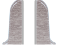 Комплект заглушек Line Plast L001, 58 мм, африканское дерево