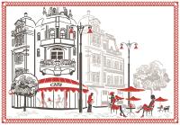 Вставка ГАРДЕНИЯ Д1/D1 красная 280х400 мм