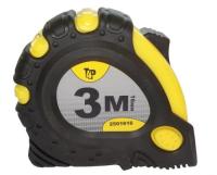 2501616 Рулетка 3м х16 мм (обрезин.корпус,3 фиксатора, магнит)