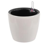 М3230 Кашпо "Анфа" D150мм 1,0л вставка, автополив Кремовый (12) 