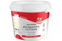 Эмаль акриловая для радиаторов отопления полуглянцевая, OLECOLOR, 0,5 кг
