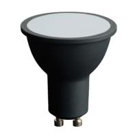 48959 Лампа светодиодная, (8W) 230V GU10 4000К MR16 в чёрном корпусе, LB-1608 Feron
