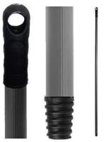 Черенок (рукоятка) 110 см, евро резьба, d=2,2 см, пластик/металл, Bali антрацит (806416)