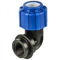 Отвод ПНД ВР, 1/2", D25 мм