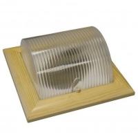 Termo 60 60 18 Светильник для бани/сауны квадрат,IP54 100Вт 1хЕ27,береза, раб.t до +40С