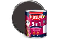 Грунт-эмаль по ржавчине OLECOLOR, черный, 2 кг