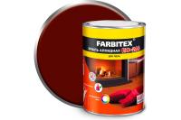 Эмаль ПФ-266 алкидная красно-коричневая 0,8 кг FARBITEX