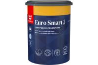 Краска интерьерная глубокоматовая Tikkurila Euro Smart 2, база А, белый, 0,9 л