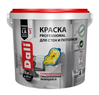 Краска для стен и потолков DALI PROFESSIONAL, база А, 5 л (Рогнеда)