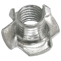 560В-М6 Гайка врезная по дереву цинк DIN 1624. М6 (8 шт.)