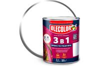 Грунт-эмаль по ржавчине OLECOLOR, белый, 2 кг