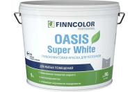 Краска для потолков глубокоматовая Finncolor Oasis Super White, база А, белый, 9 л