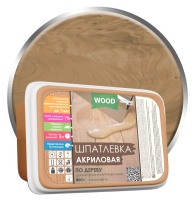 Шпатлевка акриловая по дереву FARBITEX ПРОФИ WOOD, орех, 0,4 кг Шпатлевка акриловая по дереву FARBITEX ПРОФИ WOOD, орех, 0,4 кг