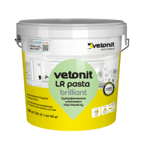 Шпаклевка Vetonit LR Pasta Brilliant, 18 кг