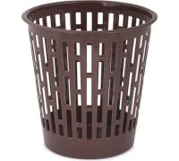 Корзина для мусора 9,0 л "Матрица" коричневый - М8216