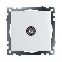 39306 Розетка телев. 1-местная (механизм), 75 Ом, 5-862МГц, серия Катрин, GLS00-7108-01, белый