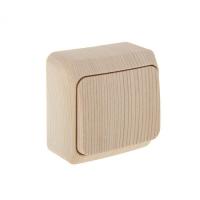 Lexel Этюд Дача Сосна Выключатель 1-клавишный(сх.1), наружный 