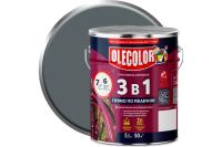 Грунт-эмаль по ржавчине серый 4кг Олеколор(4) 4300005950