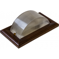 Termo 60 40 16 Светильник для бани/сауны прямоугольник,IP54 100Вт 1хЕ27,венге, раб.t до +40С