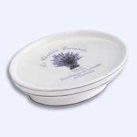 Мыльница Lavender 880-14, керамика, белый