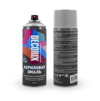 Аэрозольная эмаль Decorix 0101-25, серебристый глянцевый, 520 мл