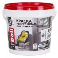 Краска для стен и потолков DALI PROFESSIONAL, база А, 0,9 л (Рогнеда)